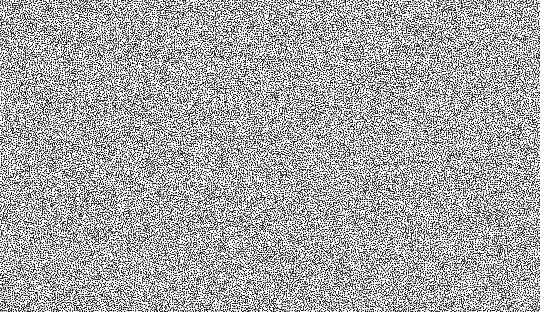 Una imagen de puntos negros y blancos: descripción gráfica del ruido blanco