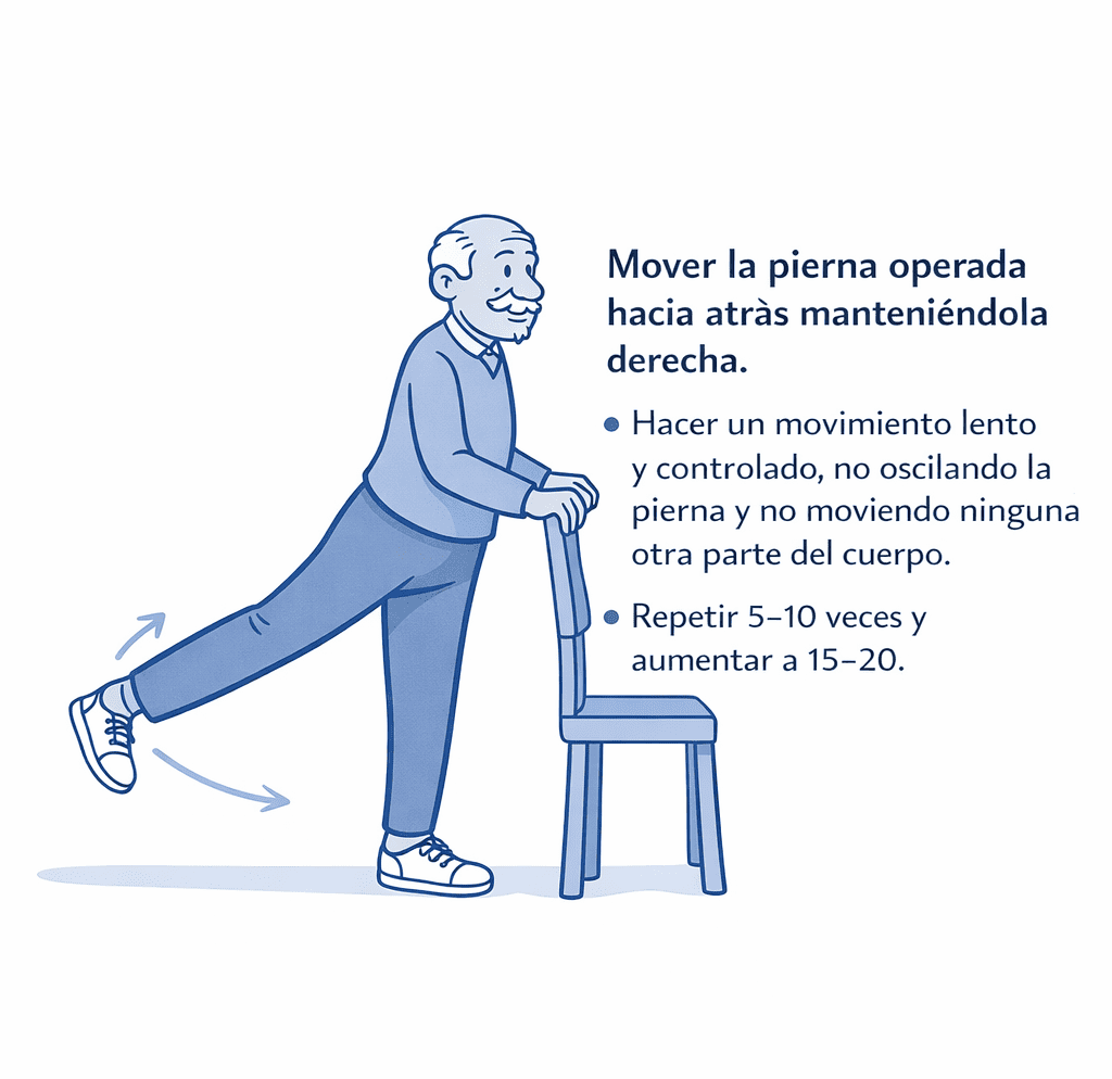 ejercicio de extensión de cadera para personas mayores 