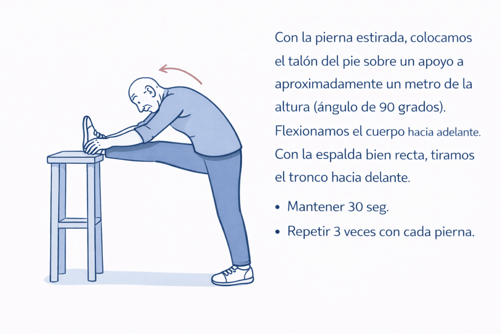 ejercicios de muslo y caderas para personas mayores 